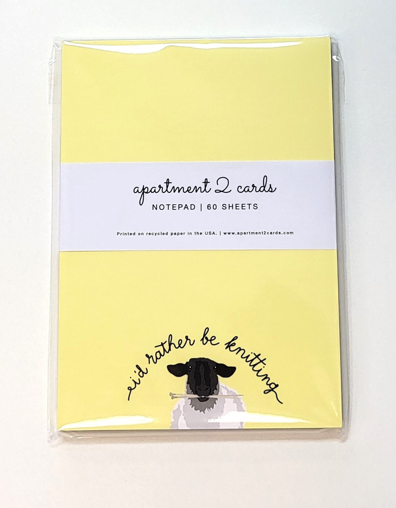 Apartment 2 Cards Notepad