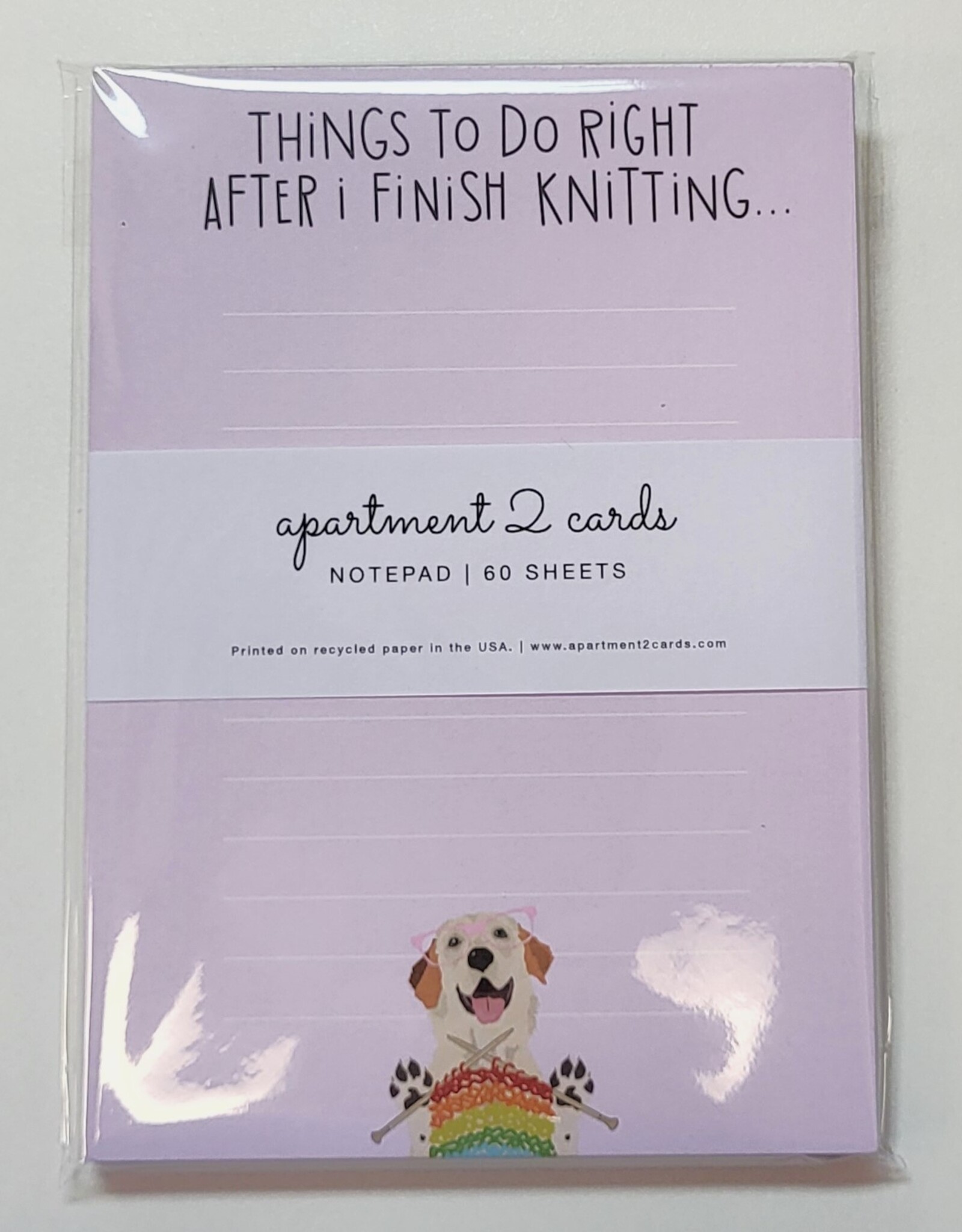 Apartment 2 Cards Notepad