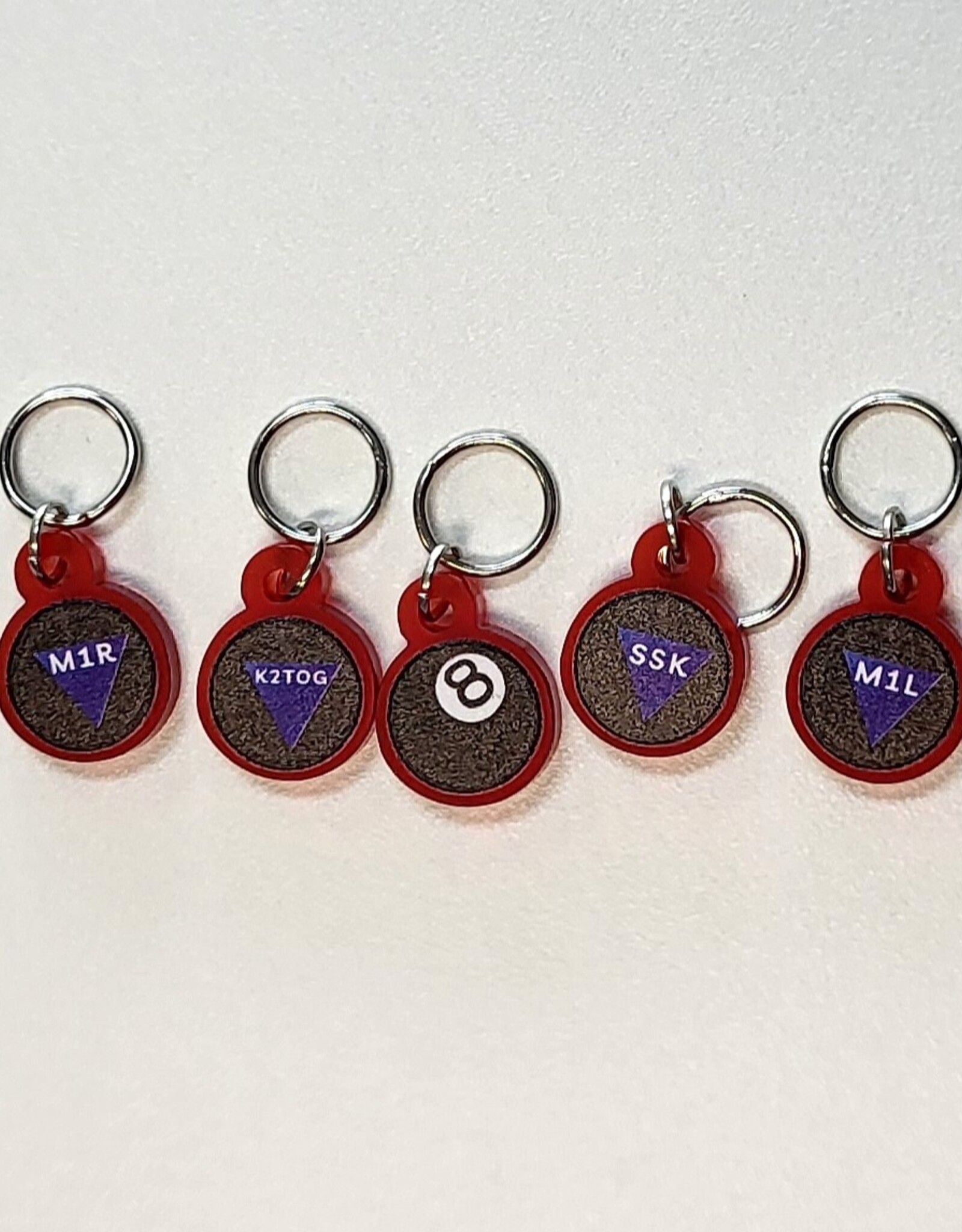 Comma Craft Co Comma Craft Co Magic 8 Ball stitch markers