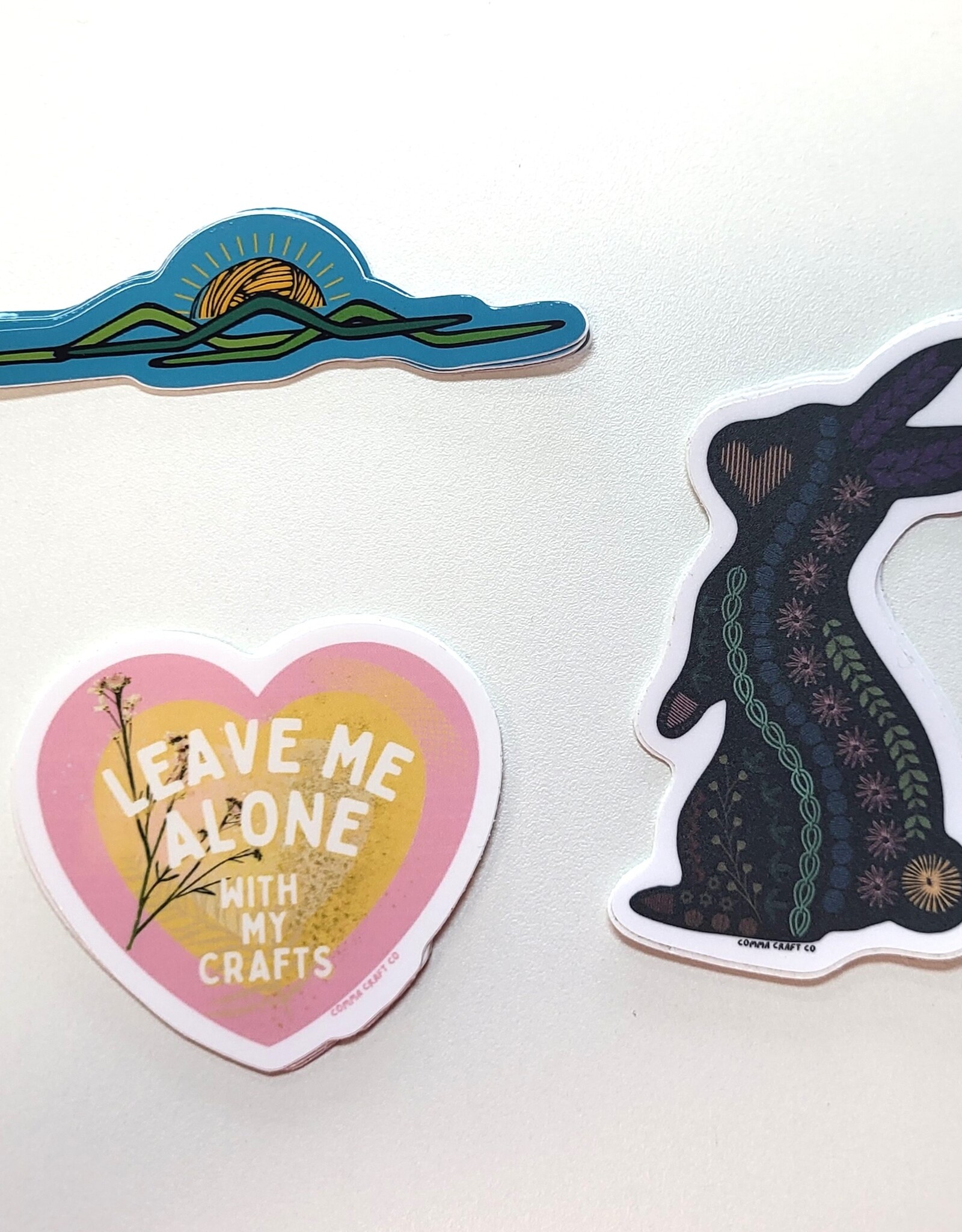 Comma Craft Co Sticker