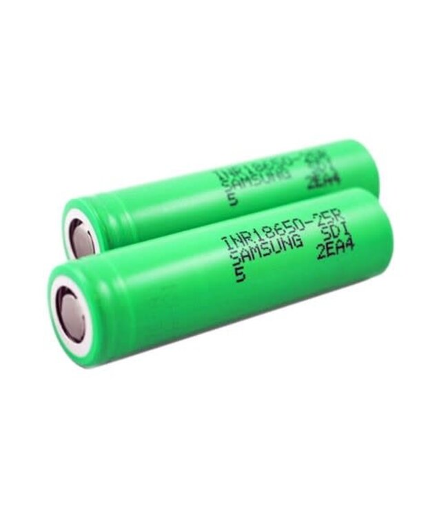 25R5 18650 2500 mAh 20A Battery (one battery)