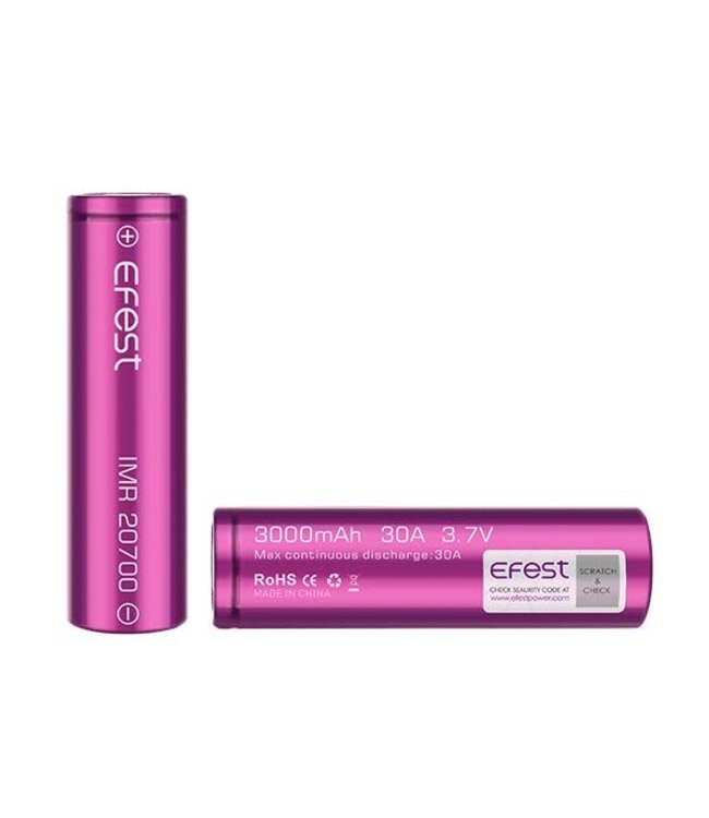 Efest Efest 20700 3100mAh 30A Battery (one battery)