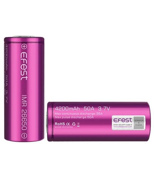 Efest Efest 26650 4200mAh 23A Battery (one battery)