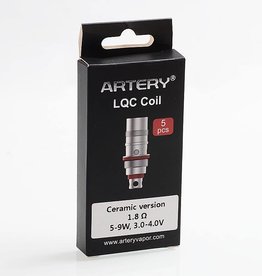 Artery Artery Pal AIO LQC Nautilus Compatible 1.8 ohm Ceramic Coils (one coil)