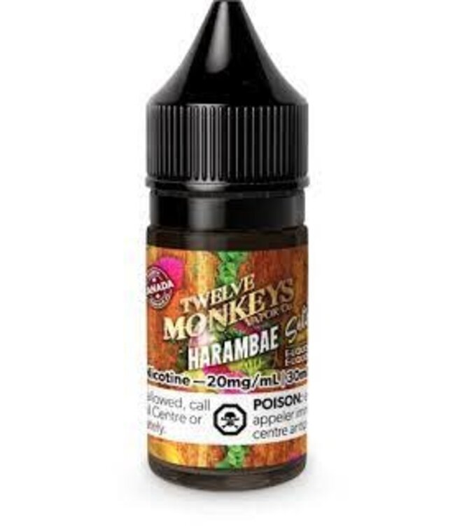 Twelve Monkeys Salt 30ml Salt - Harambae