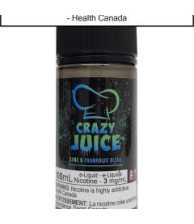 Crazy Juice 100ml - Lime & Blue Raspberry