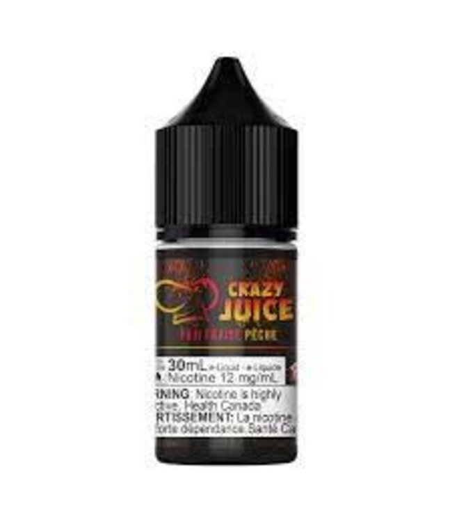 Crazy Juice Salt 30ml Salt - Fuji Strawberry Peach