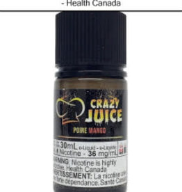 Crazy Juice EXCISE 30ml Crazy Juice Salt - Pear Mango
