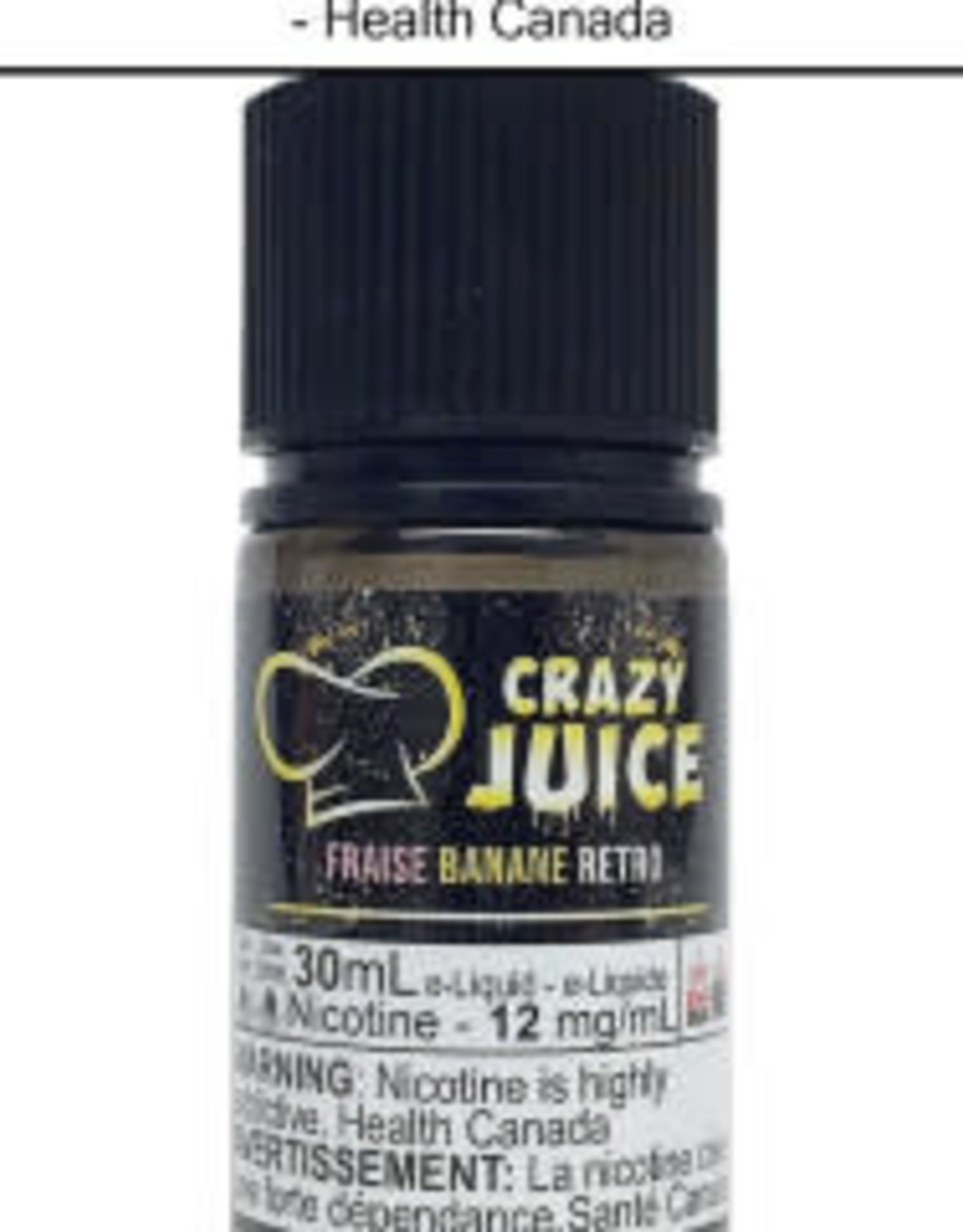 Crazy Juice EXCISE 30ml Crazy Juice Salt - Strawberry Banana