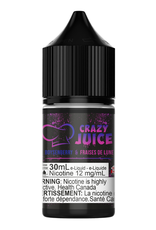 Crazy Juice EXCISE 30ml Crazy Juice Salt - Boysenberry & Moon Strawberry