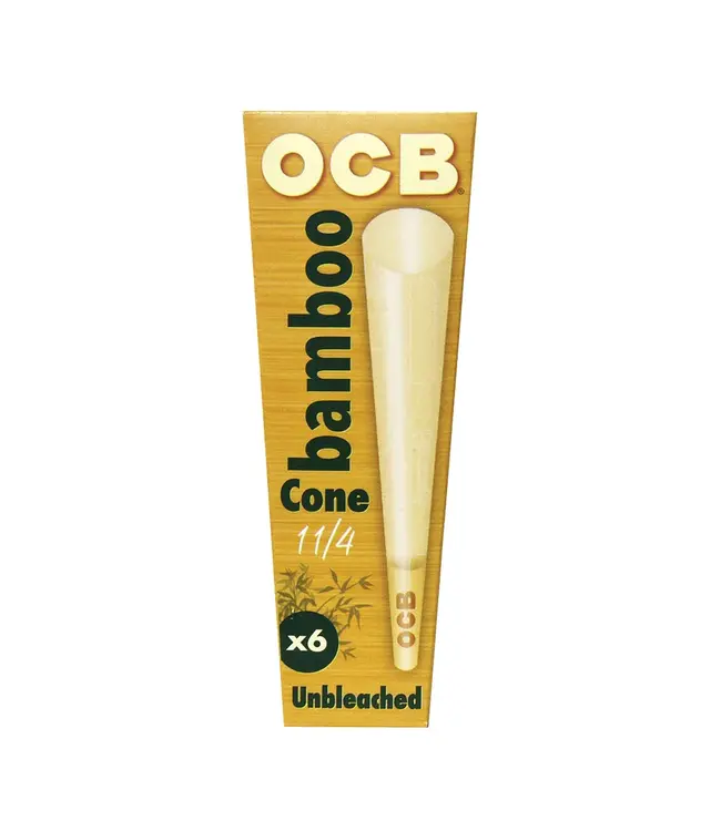 OCB Bamboo 1 1/4 Pre-Rolled Empty Cones (6pk)