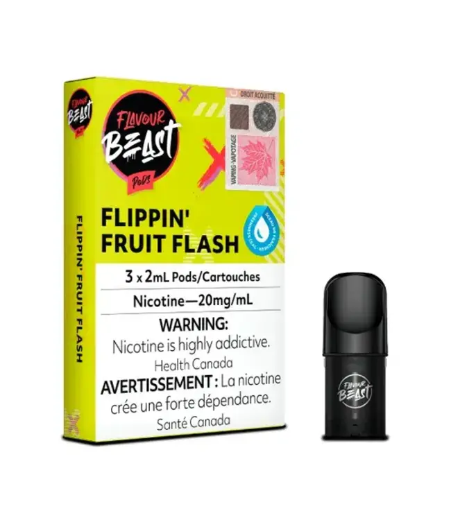 Flavour Beast Flavour Beast Pods (3pk) Flippin Fruit Flash (Rainbow Burst)