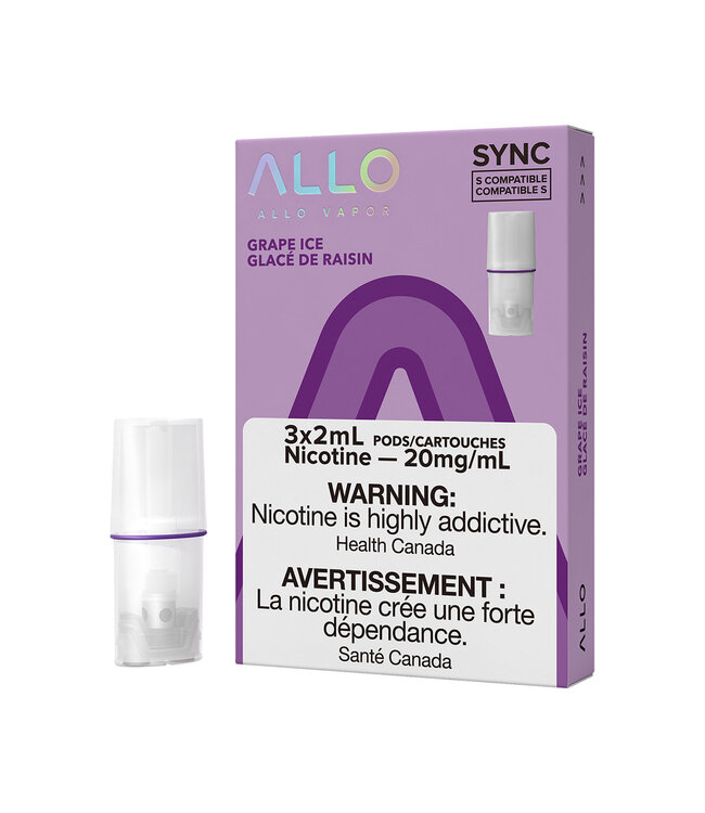 ALLO ALLO Sync Pods (3pk) Grape Ice