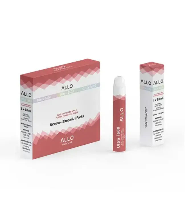 ALLO 1600 ALLO Ultra 1600 Disposable (single) Blue Raspberry Apple