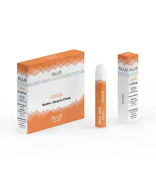 ALLO 1600 ALLO Ultra 1600 Disposable (single) Orange Apple