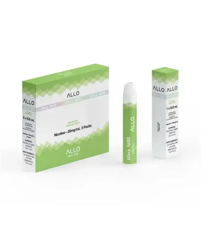 ALLO 1600 ALLO Ultra 1600 Disposable (single) Spearmint