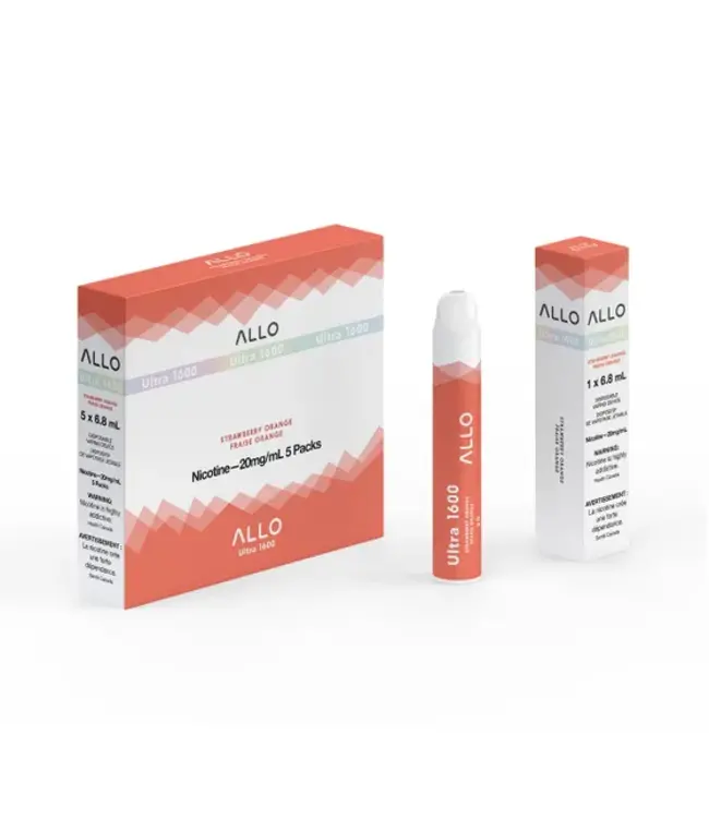 ALLO 1600 ALLO Ultra 1600 Disposable (single) Strawberry Orange