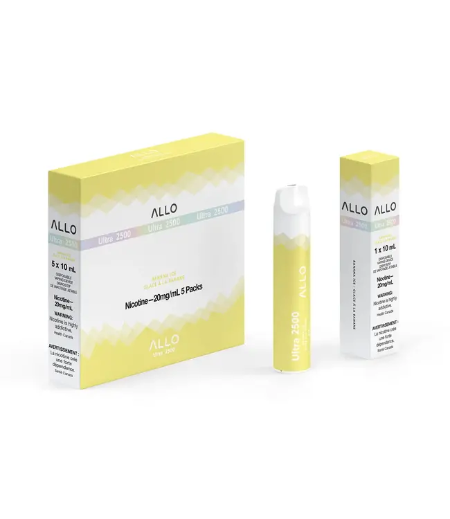 ALLO 2500 Disposable 8ml Banana Ice (ONTARIO)