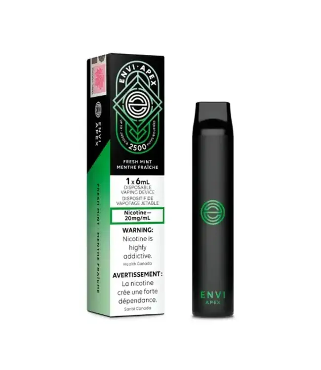 ENVI APEX 2500 Envi Apex 2500 Puff Disposable (single) Fresh Mint