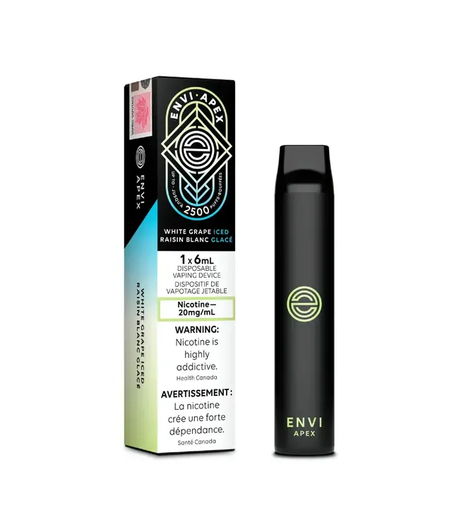 ENVI APEX 2500 Envi Apex 2500 Puff Disposable (single) White Grape Iced