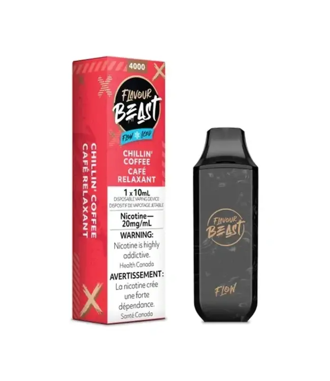 FLAVOUR BEAST FLOW 4000 Flavour Beast FLOW 4000 Puff Disposable (single) Chillin' Coffee Iced