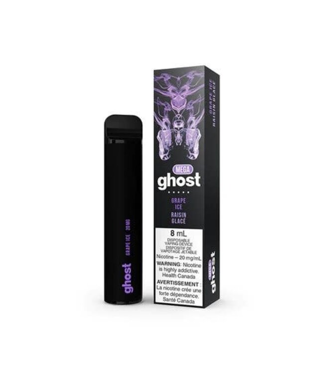 GHOST MEGA 3000 Ghost MEGA 3000 Puff Disposable (Single) Grape Ice