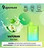 VAPEMAN 6000 Puff Disposable (single) Green Apple