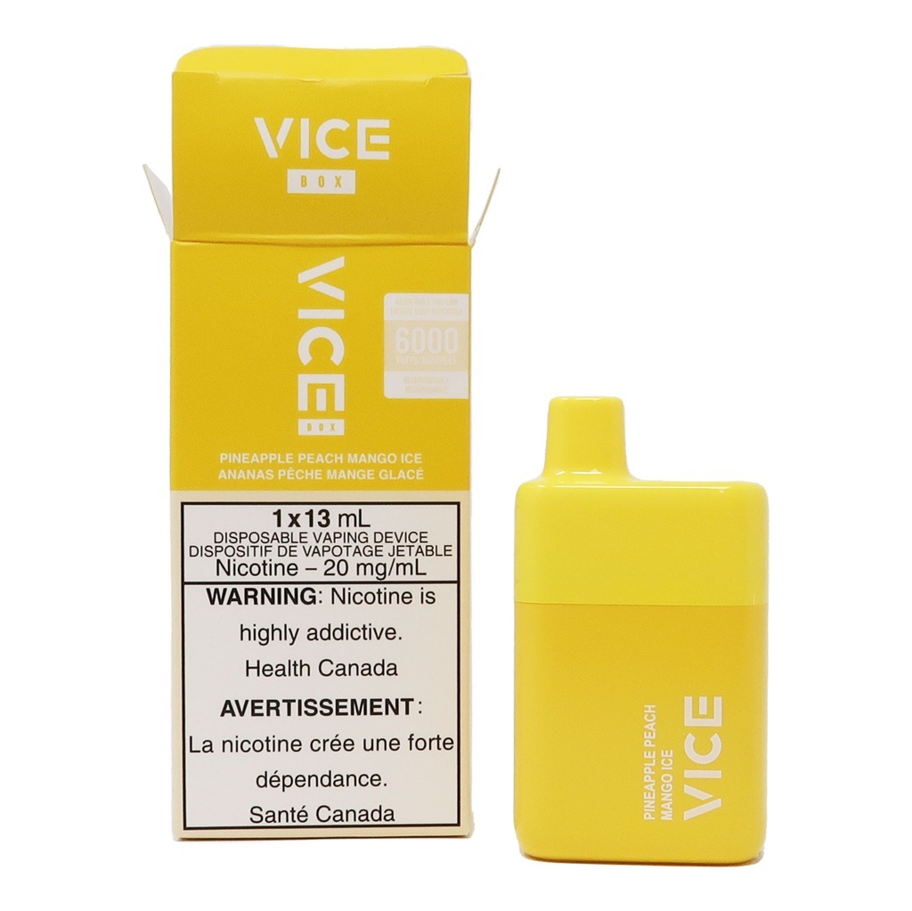 VICE VICE Box 6000 Puff Disposable (single) Pineapple Peach Mango Ice