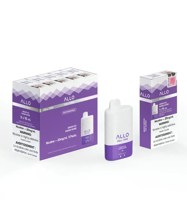 ALLO 7000 ALLO Ultra 7000 Puff Disposable (single) Grape Ice