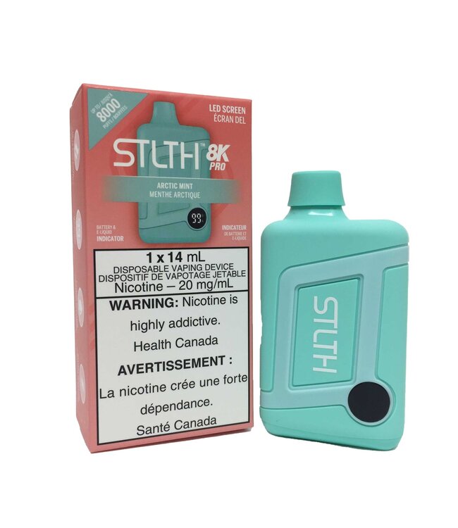 STLTH 8K PRO 8000 Puff Disposable (single) Arctic Mint