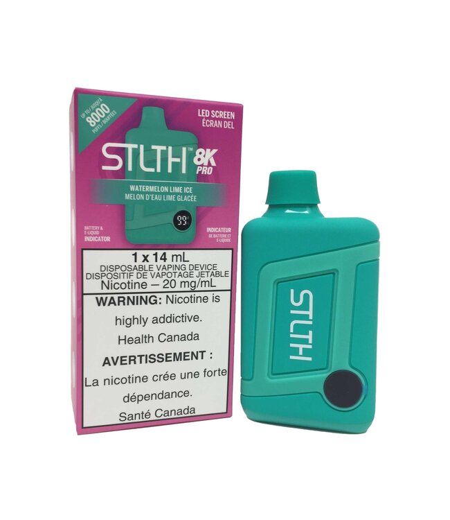 STLTH 8K PRO Disposable 14ml Watermelon Lime Ice (ONTARIO)