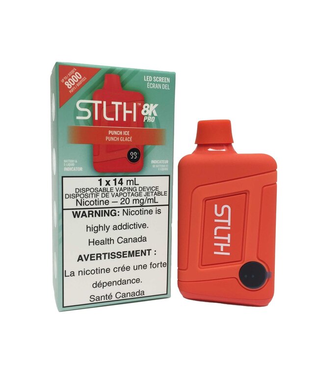 STLTH 8K PRO 8000 Puff Disposable (single) Punch Ice