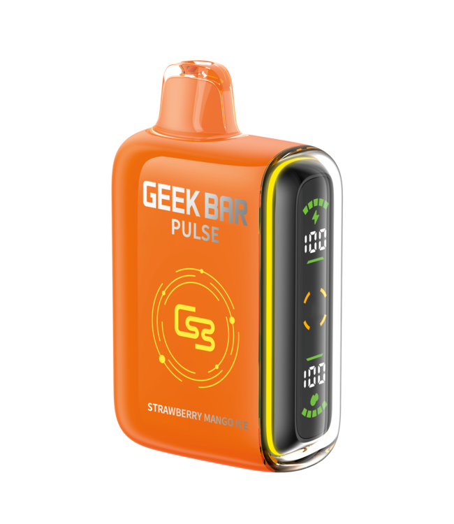 GEEK BAR PULSE 9000 Puff Disposable (Single) Strawberry Mango Ice