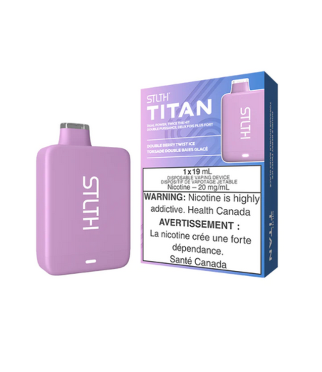 STLTH TITAN 10,000 Puff Disposable (single) Double Berry Twist Ice