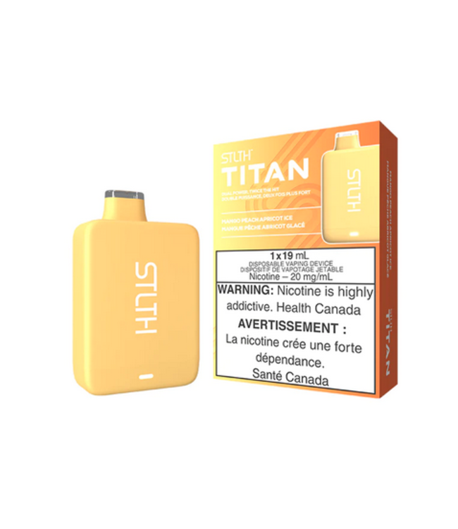 STLTH TITAN 10,000 Puff Disposable (single) Mango Peach Apricot Ice
