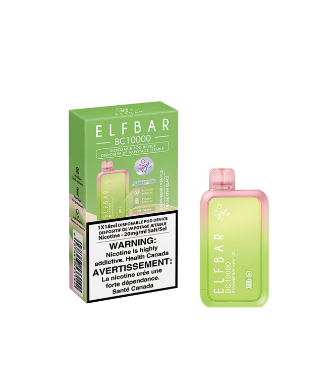 ELF BAR 10,000 Puff Disposable (single) Strawberry Kiwi Ice