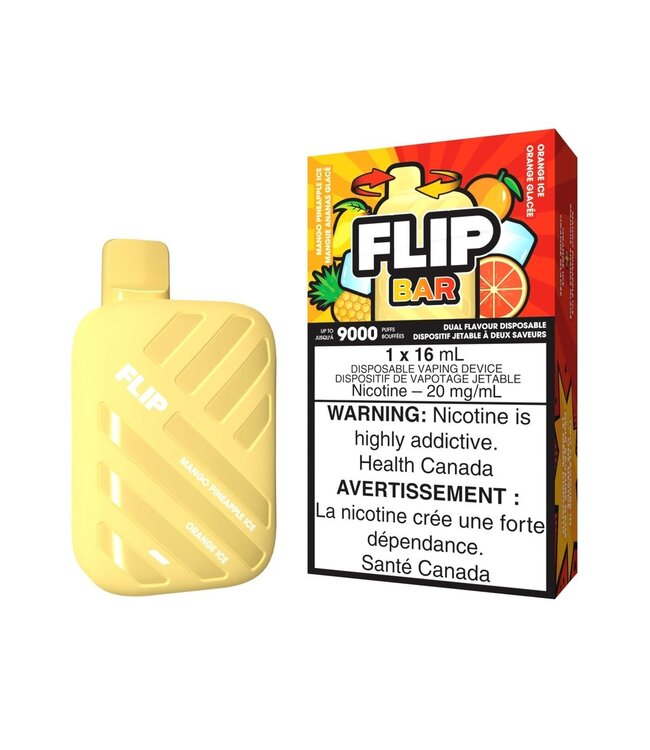 Flip Bar Puff Disposable (single) Mango Pineapple Ice/Orange Ice