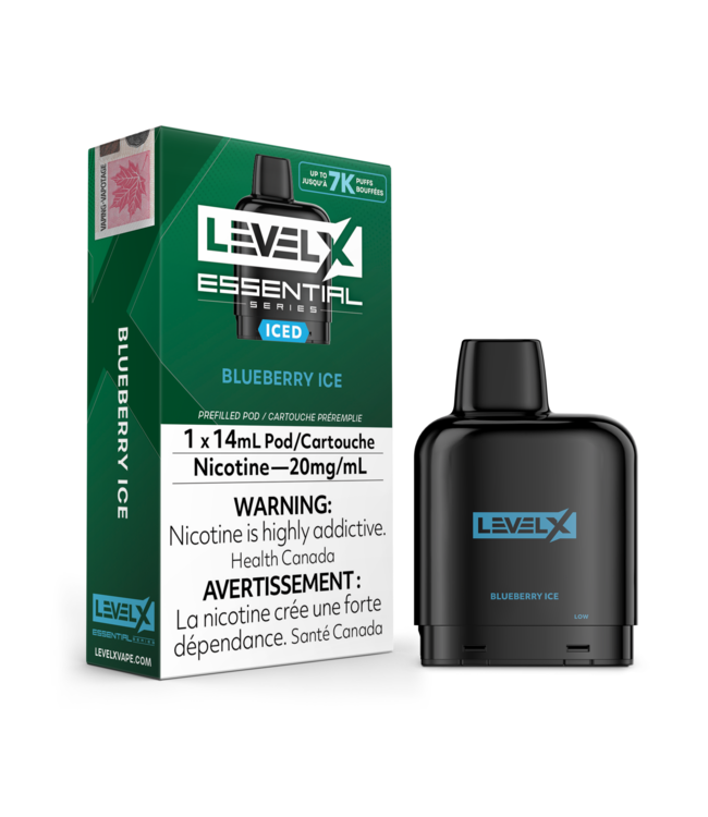 LEVEL X - ESSENTIAL Level X Essential 14ml Pod (1pk) Blueberry Ice