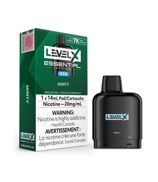 LEVEL X - ESSENTIAL Level X Essential 14ml Pod (1pk) Minty Ice
