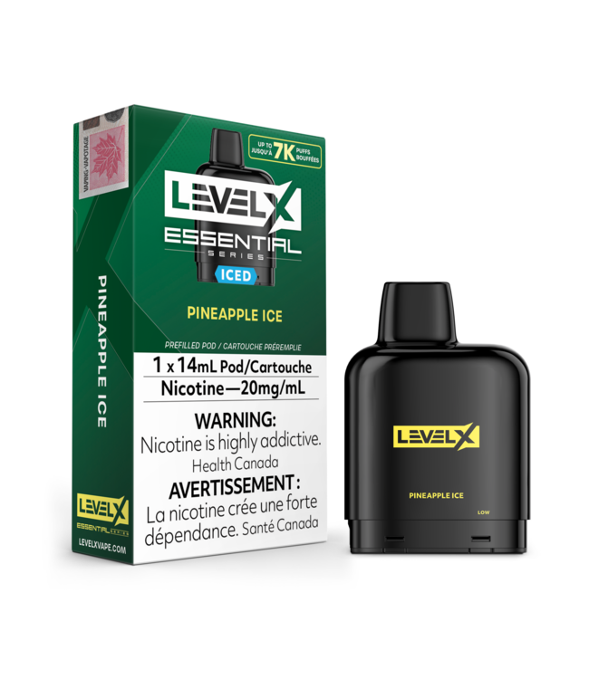 LEVEL X - ESSENTIAL Level X Essential 14ml Pod (1pk) Pineapple Ice