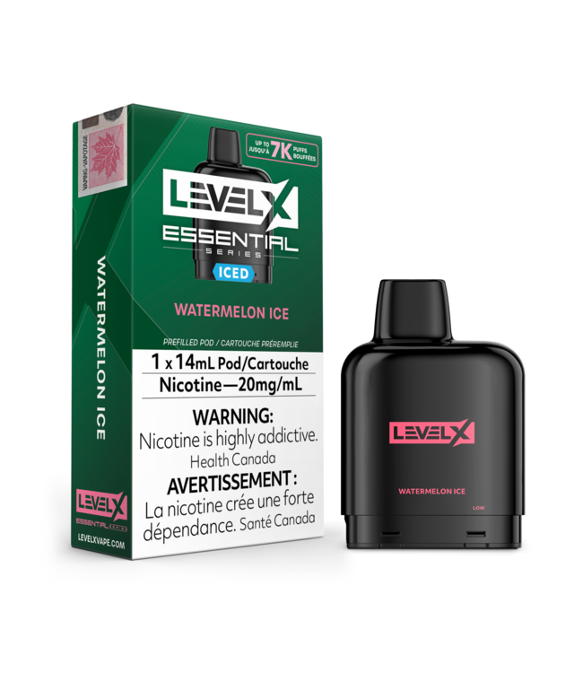 LEVEL X - ESSENTIAL Level X Essential 14ml Pod (1pk) Watermelon Ice