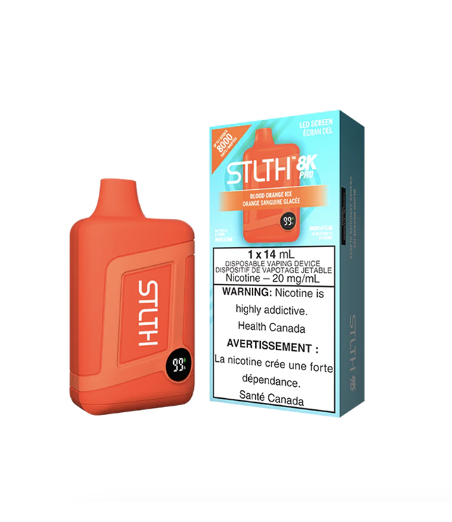 STLTH 8K PRO Disposable 14ml Blood Orange Ice (ONTARIO)