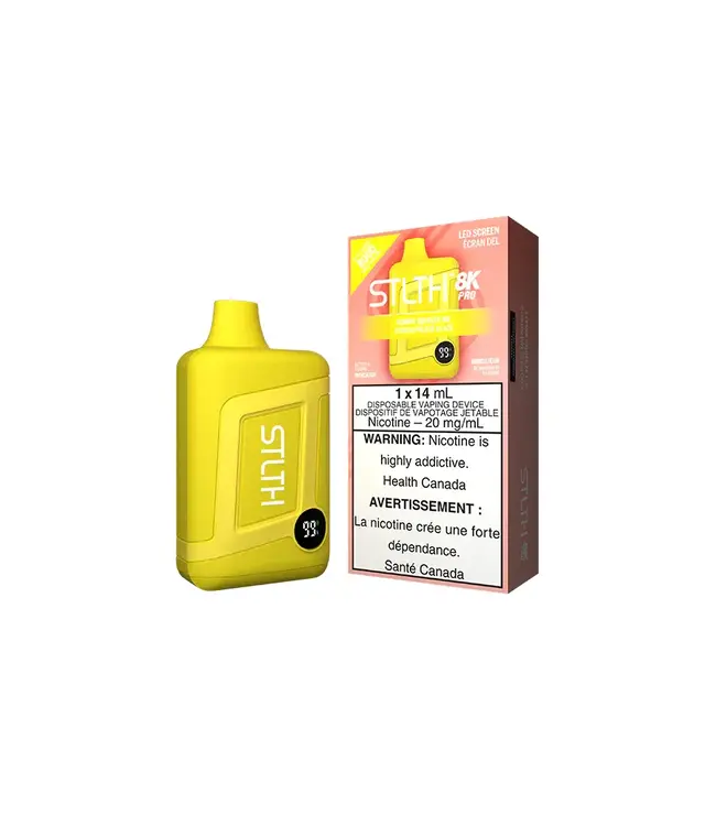 STLTH 8K STLTH 8K PRO 8000 Puff Disposable (single) Lemon Squeeze Ice