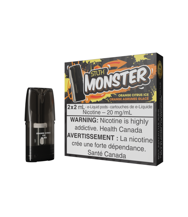 STLTH MONSTER Pods (2pk) Orange Citrus Ice