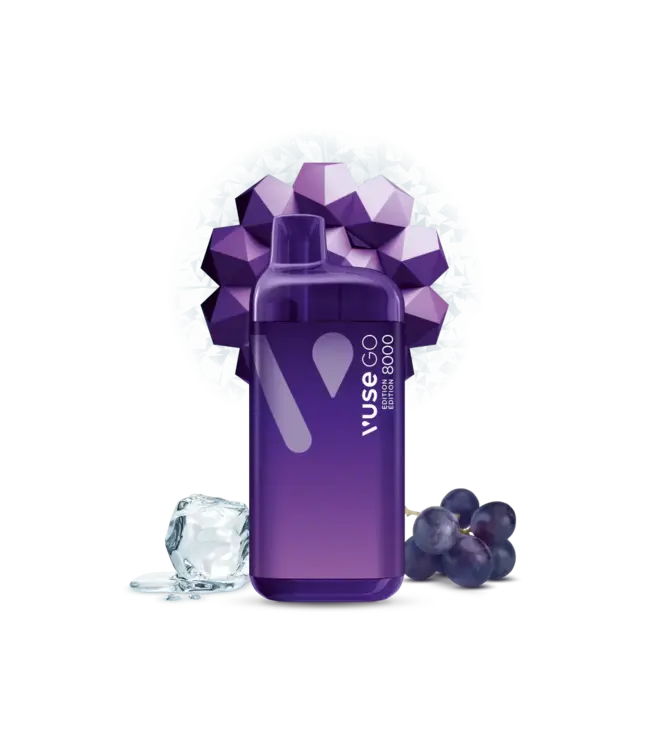 VUSE GO 8000 8000 Puff Disposable (single) Grape Ice