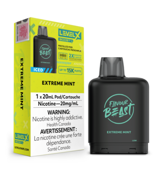 LEVEL X BOOST - FLAVOUR BEAST Extreme Mint Iced