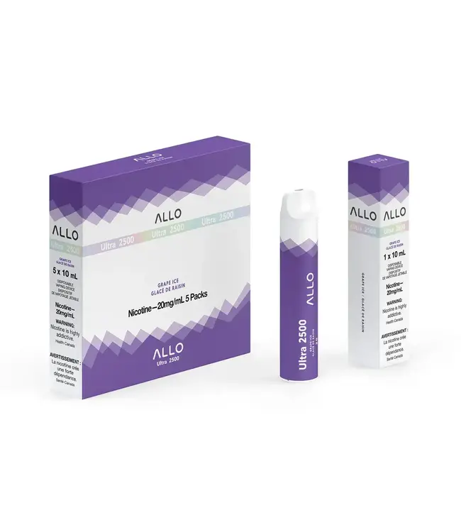 ALLO 2500 Disposable 8ml Grape Ice (ONTARIO)