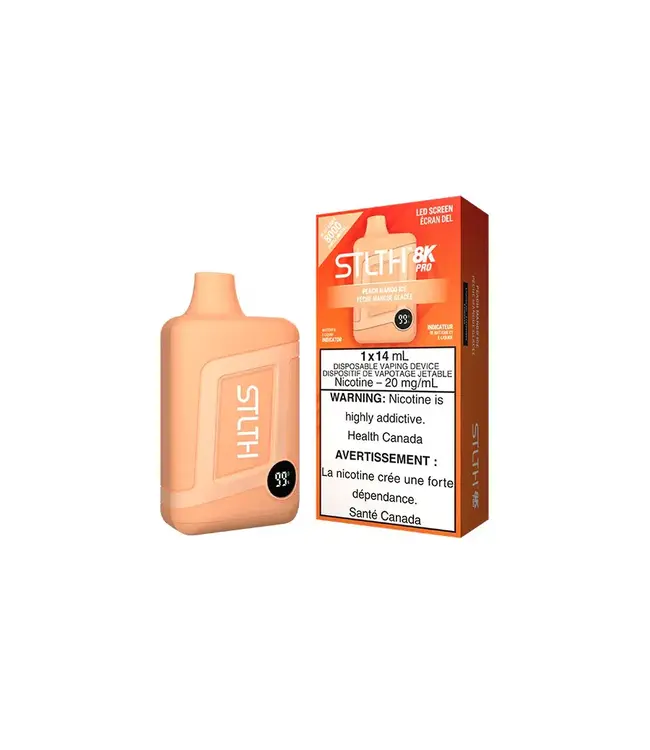 STLTH 8K PRO Disposable 14ml Peach Mango Ice (ONTARIO)