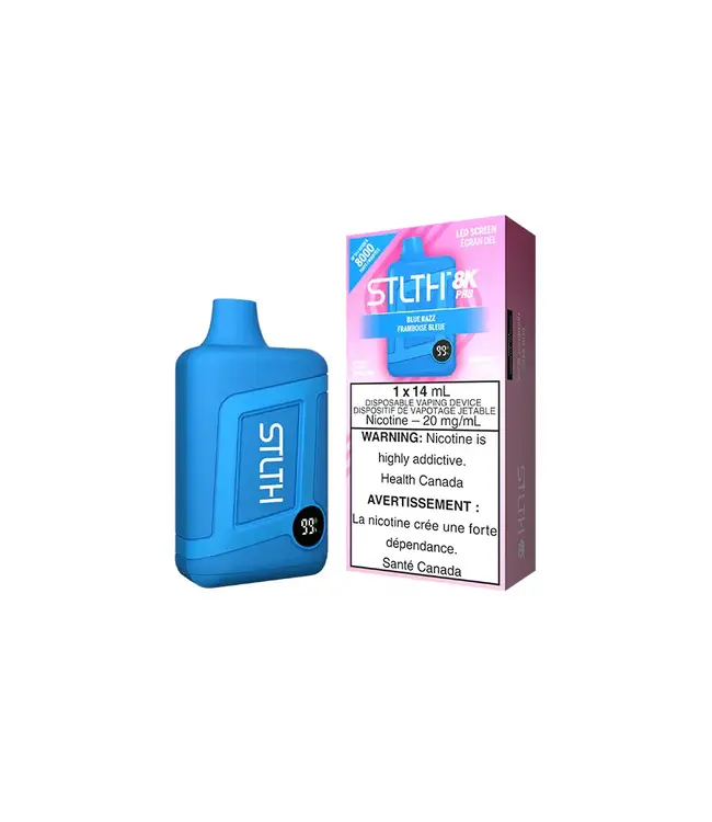 STLTH 8K PRO Disposable 14ml Blue Razz (ONTARIO)