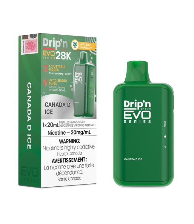 DRIP'N EVO 28K Disposable 20ml Canada D Ice (ONTARIO)